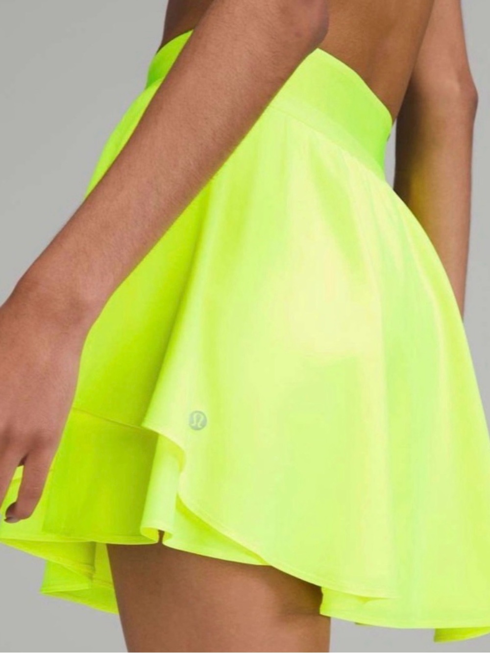Lululemon Court Rival High-Rise Skirt In Electric Lemon